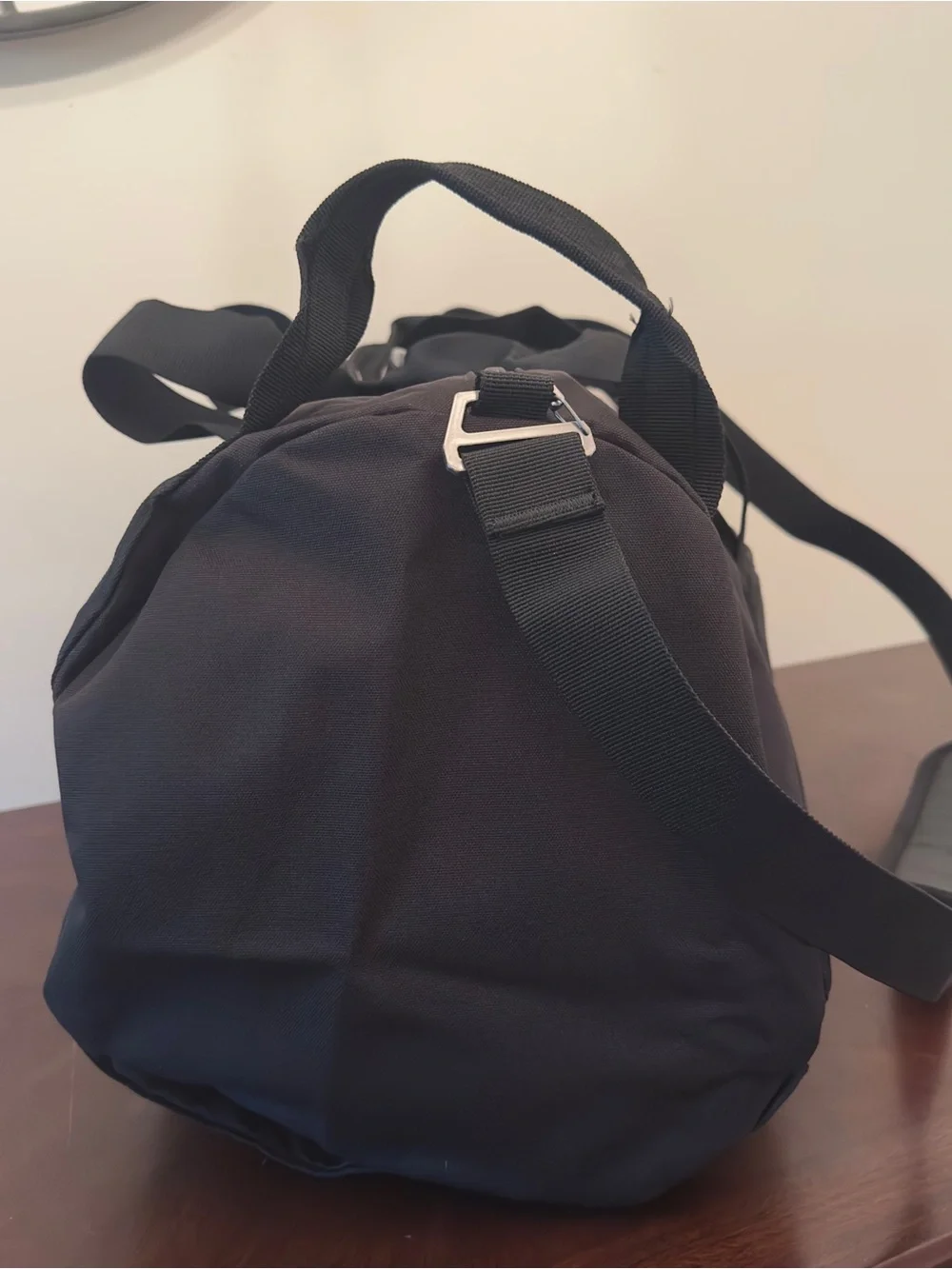 Carhartt Black Canvas Duffel with Adjustable Shoulder Strap